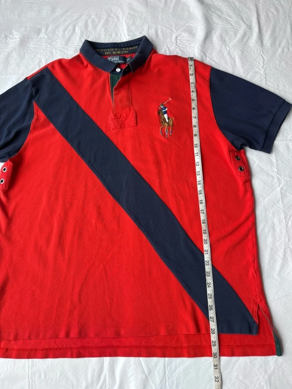 Polo Ralph Lauren Big Pony Orange Polo Short Sleeve Shirt